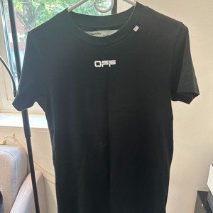 Off-White Black Caravaggio Arrows T-Shirt Size XXS